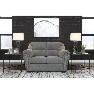 Allmaxx Pewter Loveseat - bellafurnituretv