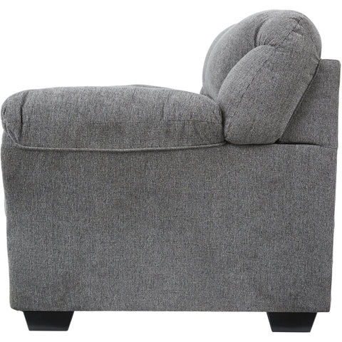 Allmaxx Pewter Loveseat - bellafurnituretv