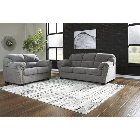 Allmaxx Pewter Loveseat - bellafurnituretv