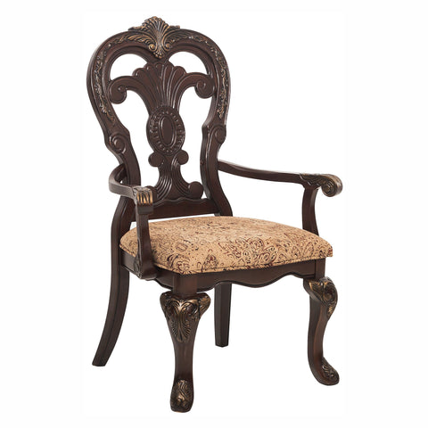 Deryn Park Cherry Arm Chair, Set of 2 - bellafurnituretv