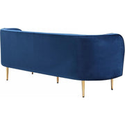 Vivan Velvet Navy Sofa - bellafurnituretv