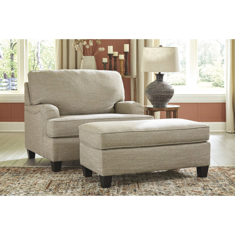 Almanza Wheat Chair and a Half - bellafurnituretv