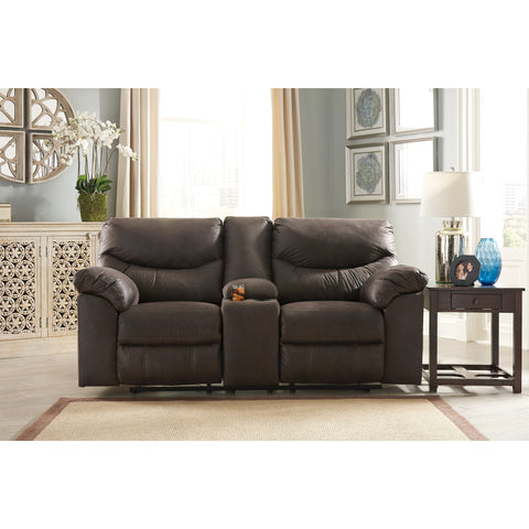 Boxberg Teak Reclining Loveseat - bellafurnituretv