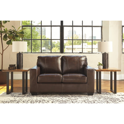 Morelos Chocolate Loveseat - bellafurnituretv