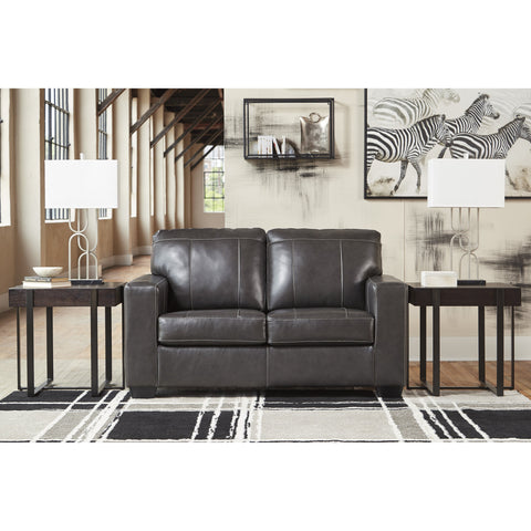 Morelos Gray Loveseat - bellafurnituretv