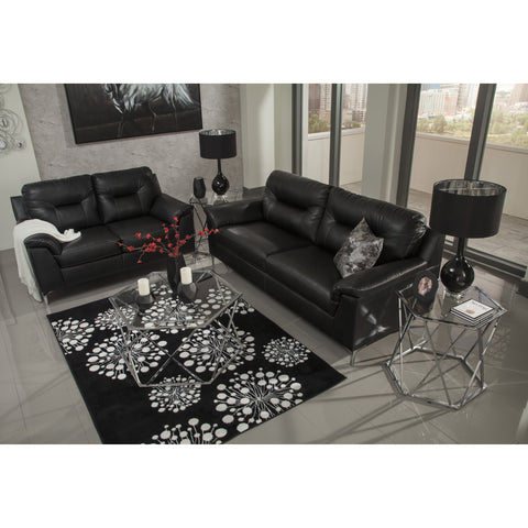 Tensas Black Living Room Set - bellafurnituretv