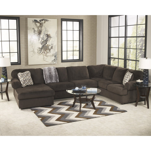 Jessa Place Chocolate LAF Sectional - bellafurnituretv