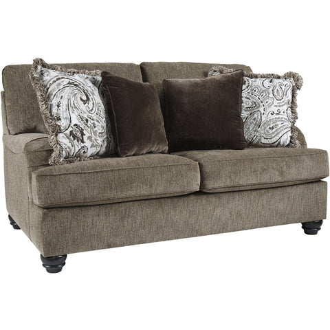 Braemar Brown Loveseat - bellafurnituretv