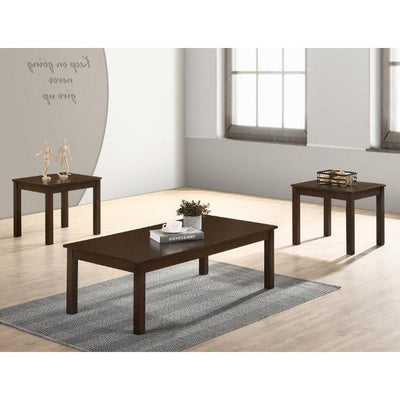 Pierce Brown 3-Piece Coffee Table Set (1xCoffee 2xEnd) - bellafurnituretv