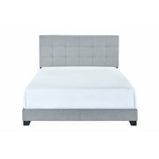 [SPECIAL] Florence Gray Upholstered Full Bed | 5270 - bellafurnituretv