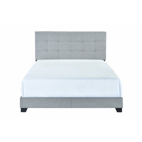 [SPECIAL] Florence Gray Upholstered Full Bed | 5270 - bellafurnituretv