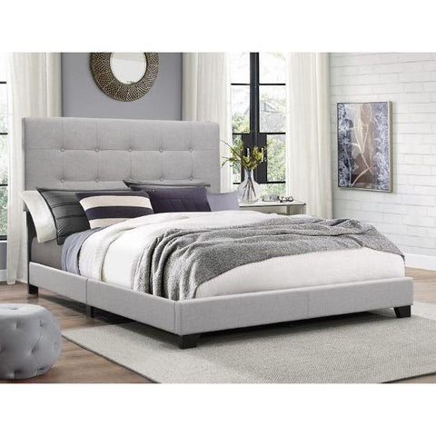 [SPECIAL] Florence Gray Upholstered King Bed | 5270 - bellafurnituretv