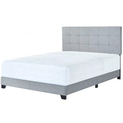[SPECIAL] Florence Gray Upholstered Queen Bed | 5270 - bellafurnituretv