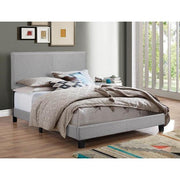 [SPECIAL] Erin Gray Upholstered Twin Bed | 5271 - bellafurnituretv