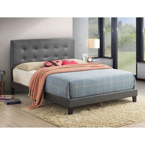 Andi Gray Queen Platform Bed - bellafurnituretv