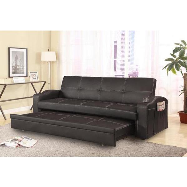 Futon sofa bed with cup holders sale