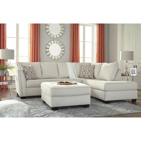 Filone Ivory RAF Sectional - bellafurnituretv