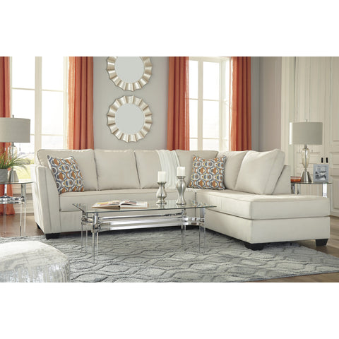 Filone Ivory RAF Sectional - bellafurnituretv