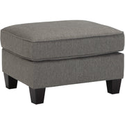 Brindon Charcoal Ottoman - bellafurnituretv