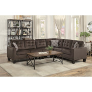 [SPECIAL] Lantana Chocolate Reversible Sectional - bellafurnituretv