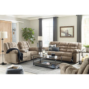 Workhorse Cocoa Reclining Sofa - bellafurnituretv