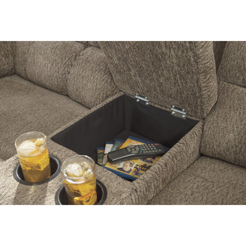 Workhorse Cocoa Reclining Loveseat - bellafurnituretv