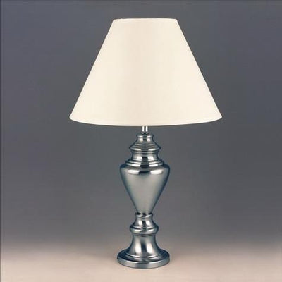 Chrome 28” Table Lamp - bellafurnituretv
