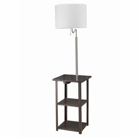 Square Table Brown 61" Floor Lamp - bellafurnituretv