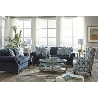 LaVernia Navy Living Room Set - bellafurnituretv