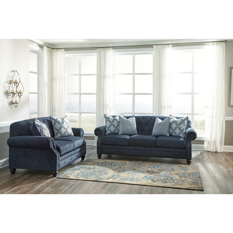 LaVernia Navy Living Room Set - bellafurnituretv