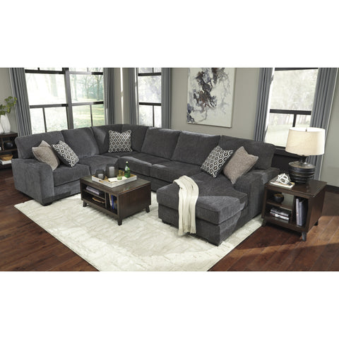 Tracling Slate Oversized Accent Ottoman - bellafurnituretv