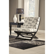 Levon Charcoal Showood Accent Chair - bellafurnituretv