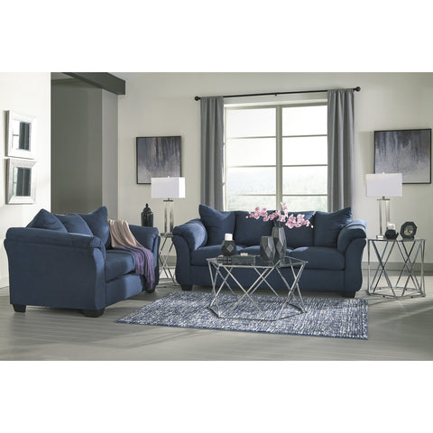 [SPECIAL] Darcy Blue Living Room Set - bellafurnituretv
