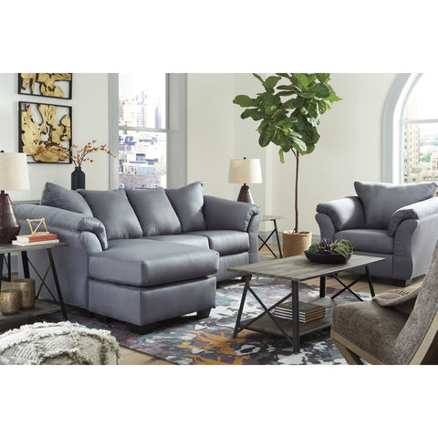 [SPECIAL] Darcy Steel Sofa Chaise - bellafurnituretv