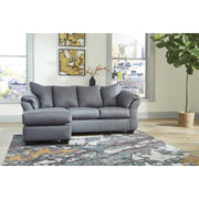 [SPECIAL] Darcy Steel Sofa Chaise - bellafurnituretv