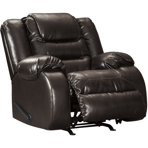 Vacherie Chocolate Rocker Recliner - bellafurnituretv