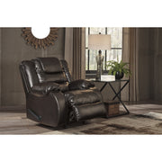 Vacherie Chocolate Rocker Recliner - bellafurnituretv