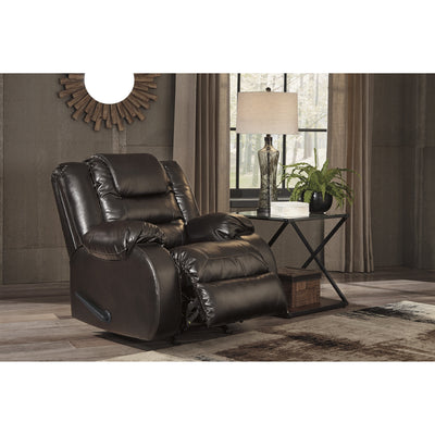 Vacherie Chocolate Rocker Recliner - bellafurnituretv