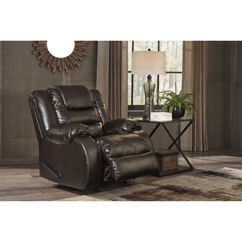 Vacherie Chocolate Rocker Recliner - bellafurnituretv