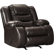 Vacherie Chocolate Rocker Recliner - bellafurnituretv