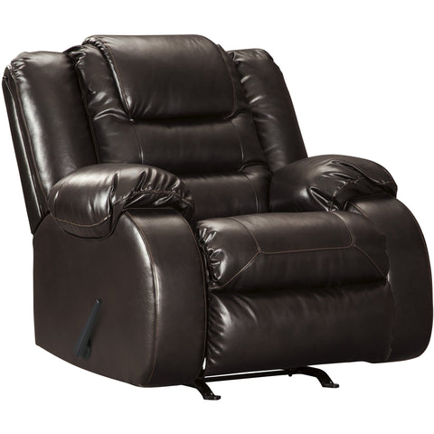 Vacherie Chocolate Rocker Recliner - bellafurnituretv