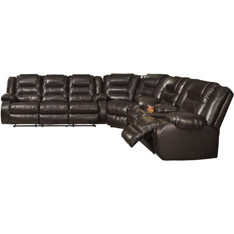 [SPECIAL] Vacherie Chocolate Reclining Sectional - bellafurnituretv