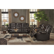 [SPECIAL] Vacherie Chocolate Reclining Living Room Set - bellafurnituretv