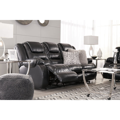 [SPECIAL] Vacherie Black Reclining Living Room Set - bellafurnituretv