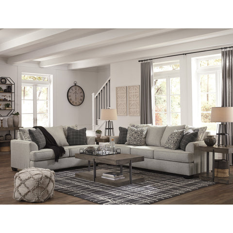 Velletri Pewter Loveseat - bellafurnituretv