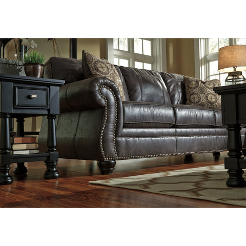 Breville Charcoal Sofa - bellafurnituretv