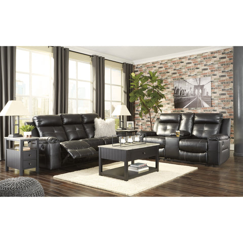 [SPECIAL] Kempten Black LED Reclining Living Room Set - bellafurnituretv