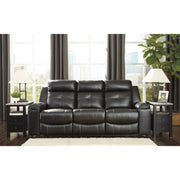 Kempten Black LED Reclining Sofa - bellafurnituretv