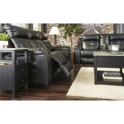 [SPECIAL] Kempten Black LED Reclining Living Room Set - bellafurnituretv