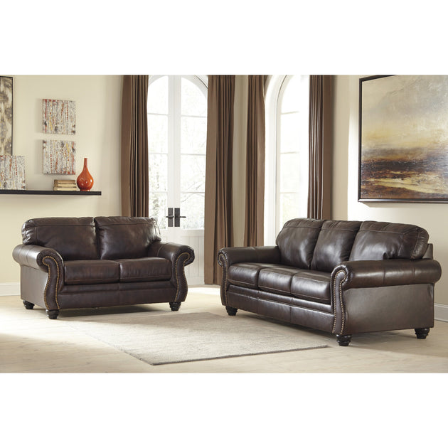 Ashley furniture living on sale room sets leather